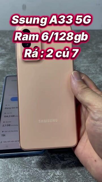 Samsung Galaxy A33 5G 6GB/128GB đủ màu. Mua bán Điện thoại tại Quận 4 Tp Hồ Chí Minh được đăng bởi Tuấn hình 1