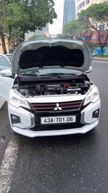 Mitsubishi Attrage CVT 2022 trắng, oddo 24.000 km. Mua bán Ô tô tại Quận Thanh Khê Đà Nẵng được đăng bởi JC Quang hình 1