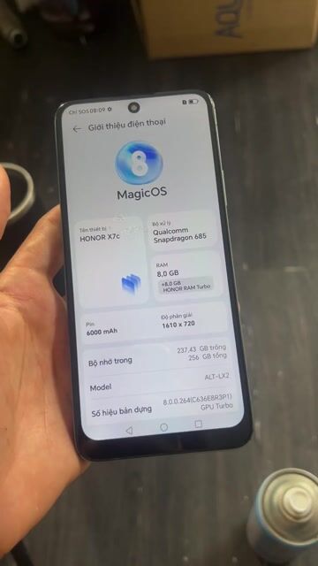 Honor X7C 256GB Xanh lá Đã sử dụng. Mua bán Điện thoại tại Thành phố Thuận An Bình Dương được đăng bởi Đạt Chuối hình 1