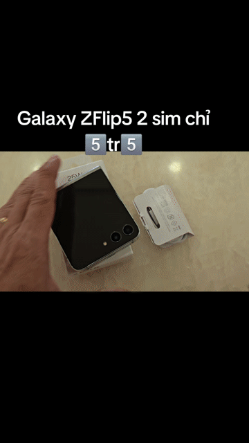 Samsung Galaxy ZFlip5 2 sim 256GB Xanh. Mua bán Điện thoại tại Huyện Châu Thành Tây Ninh được đăng bởi Trần Thiên Minh hình 1