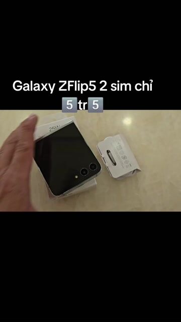 Samsung Galaxy ZFlip5 2 sim 256GB Xanh. Mua bán Điện thoại tại Huyện Châu Thành Tây Ninh được đăng bởi Trần Thiên Minh hình 1