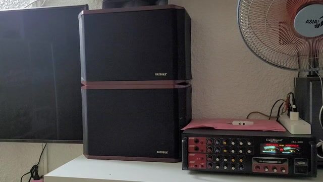 Bộ Amply CaliMoon HA-400 + Cặp Loa Bazooka Karaoke. Mua bán Tivi, Âm thanh tại Quận Bình Thạnh Tp Hồ Chí Minh được đăng bởi Nguyễn Dương Tín Đạt hình 1