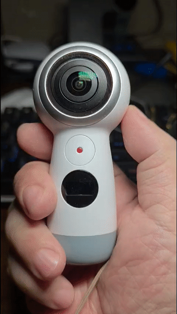 Samsung Gear 360 Trắng. Mua bán Máy ảnh, Máy quay tại Huyện Thanh Trì Hà Nội được đăng bởi Minh hình 1