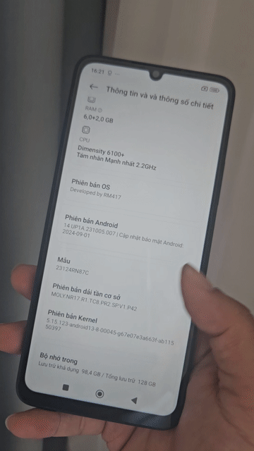 Xiaomi Redmi C13 R 5G 128GB. Mua bán Điện thoại tại Quận 8 Tp Hồ Chí Minh được đăng bởi Phan Minh Tân hình 1