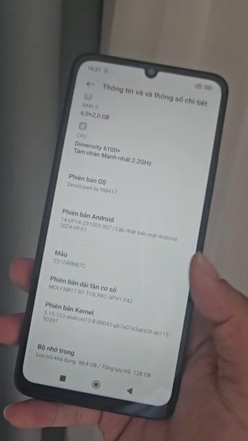 Xiaomi Redmi C13 R 5G 128GB. Mua bán Điện thoại tại Quận 8 Tp Hồ Chí Minh được đăng bởi Phan Minh Tân hình 1