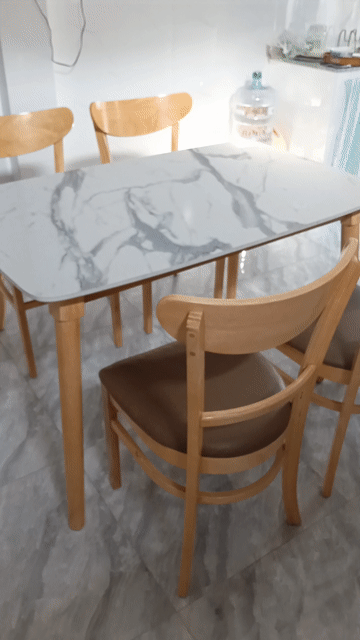 Bàn ghế ăn gỗ cao su 4 ghế. Mua bán Bàn ghế tại Quận Cẩm Lệ Đà Nẵng được đăng bởi NỘI THẤT GIÁ TẬN XƯỞNG hình 1