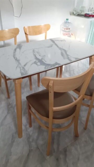 Bàn ghế ăn gỗ cao su 4 ghế. Mua bán Bàn ghế tại Quận Cẩm Lệ Đà Nẵng được đăng bởi NỘI THẤT GIÁ TẬN XƯỞNG hình 1