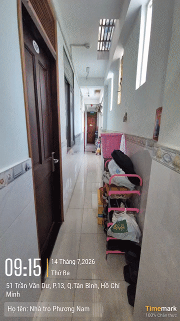 Cho thuê Phòng trọ Quận Tân Bình Tp Hồ Chí Minh diện tích 16 m² giá 2,9 triệu/tháng