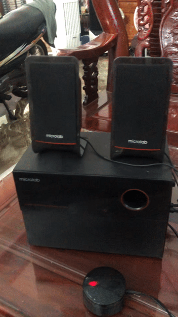 Loa 2.1 Microlab Đen Bass mạnh mẽ. Mua bán Tivi, Âm thanh tại Thị xã Bến Cát Bình Dương được đăng bởi Nguyễn Minh Vương hình 1