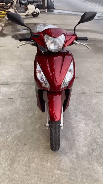 Honda Vision 2018 Đỏ 18000 km. Mua bán Xe máy tại Thị xã Bến Cát Bình Dương được đăng bởi xe máy trả góp tín nghĩa  hình 1