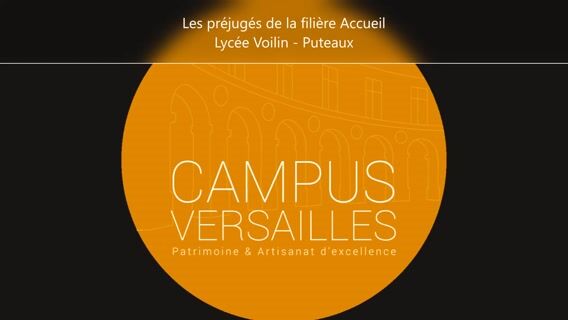 Les préjugés de la filière accueil