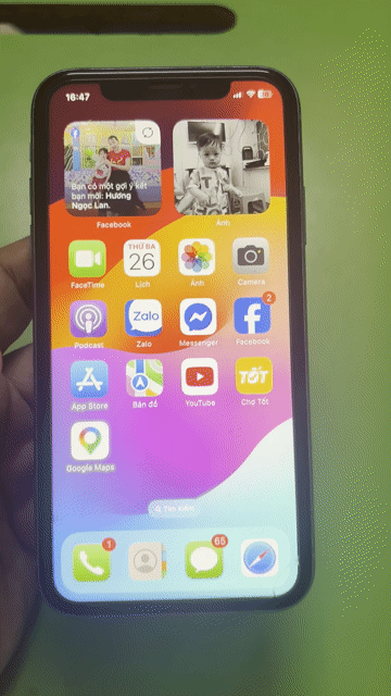 Apple iPhone XR 64GB Lock Xanh Ngọc tặng sim ghép. Mua bán Điện thoại tại Quận Hoàng Mai Hà Nội được đăng bởi Giày dép VN xuất khẩu chính hãng giá rẻ  hình 1