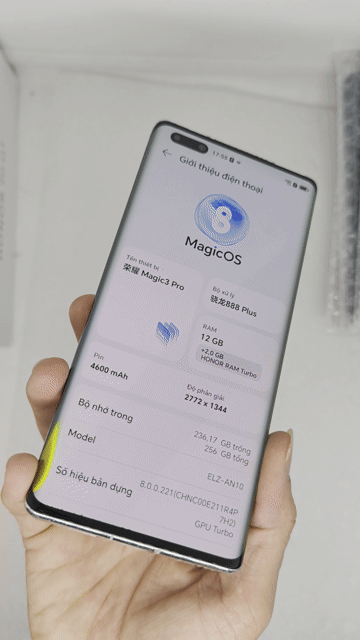 Honor Magic3 Pro 12GB/256GB Trắng. Mua bán Điện thoại tại Quận Thanh Xuân Hà Nội được đăng bởi Đỗ Mạnh Nhuận hình 1