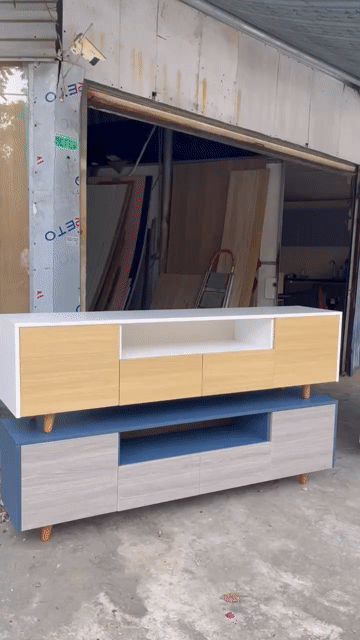 Kệ tivi gỗ MDF lõi xanh. Mua bán Tủ, kệ gia đình tại Quận Liên Chiểu Đà Nẵng được đăng bởi Nội Thất Gia Phú hình 1