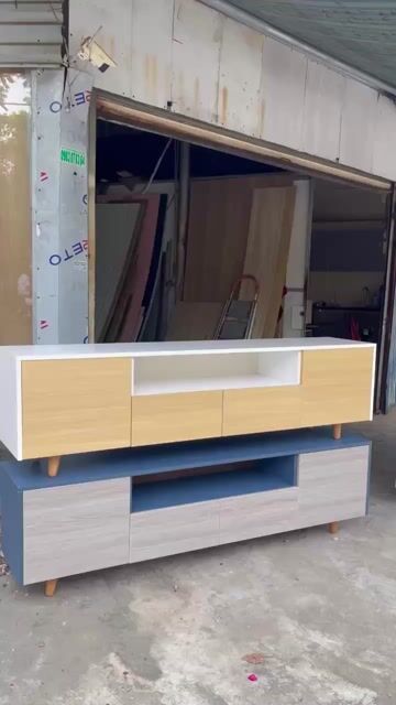 Kệ tivi gỗ MDF lõi xanh. Mua bán Tủ, kệ gia đình tại Quận Liên Chiểu Đà Nẵng được đăng bởi Nội Thất Gia Phú hình 1