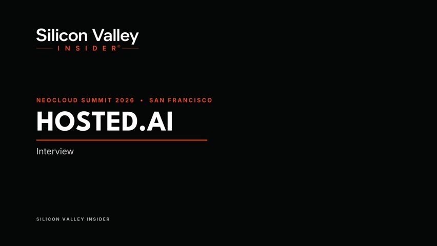 Video still from Hosted.ai