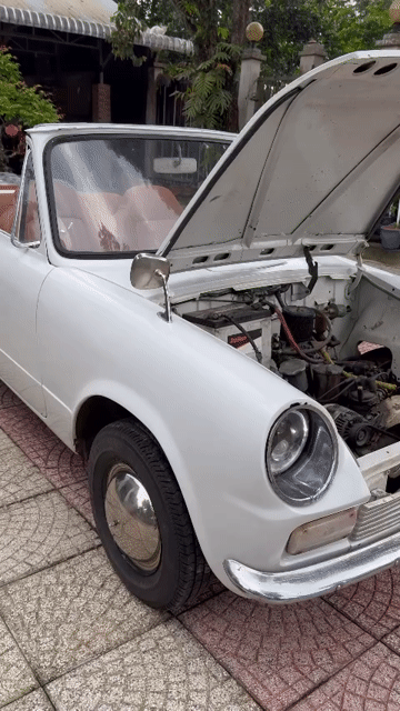 Toyota Pulica A 800 cổ 1966 đã cắt mui trần mới đk. Mua bán Ô tô tại Huyện Dầu Tiếng Bình Dương được đăng bởi Đào Tấn hình 1