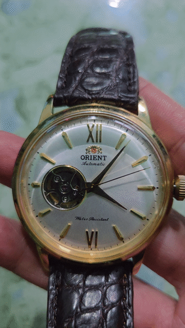 Đồng hồ Orient Nam Dây da Vàng đồng. Mua bán Đồng hồ tại Thành phố Long Khánh Đồng Nai được đăng bởi Niềm Tin hình 1