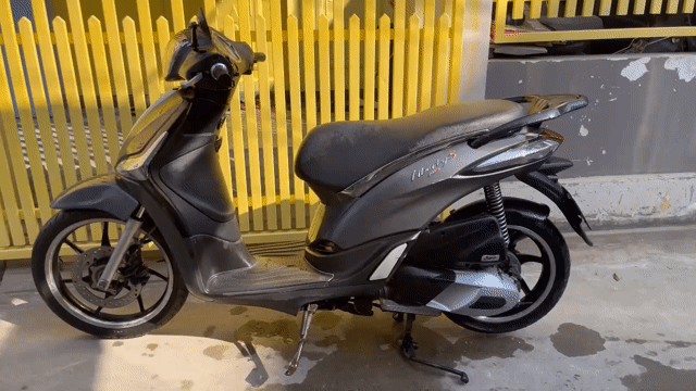 Piaggio Liberty Xám còn mới. Mua bán Xe máy tại Quận Sơn Trà Đà Nẵng được đăng bởi QT  hình 1