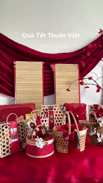 HỘP QUÀ TẾT - GIỎ QUÀ ĐAN MÂY BÁNH MỨT. Mua bán Đồ ăn, thực phẩm và các loại khác tại Quận Hải Châu Đà Nẵng được đăng bởi SÓC NÂU DECOR 1 hình 1