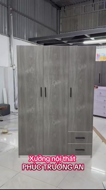 Tủ quần áo Nhựa Đài Loan 3 cánh xám vân gỗ✅. Mua bán Tủ, kệ gia đình tại Thành phố Thủ Đức Tp Hồ Chí Minh được đăng bởi Nội Thất Gia Đình hình 1
