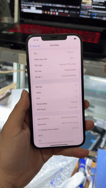 Apple iPhone 12 Pro Max 128GB em htro góp ạ. Mua bán Điện thoại tại Thị xã Bến Cát Bình Dương được đăng bởi Vũ tuấn hình 1
