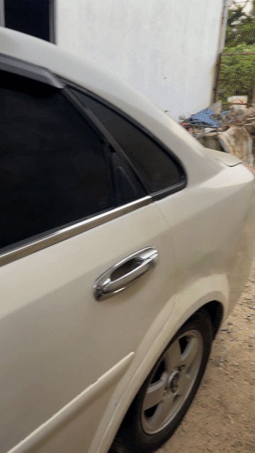 Daewoo Lacetti 2004 Trắng. Mua bán Ô tô tại Huyện Núi Thành Quảng Nam được đăng bởi Minh hình 1