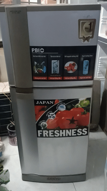 Tủ lạnh Sanyo 180L không đóng tuyết cũ. Mua bán Tủ lạnh tại Quận 7 Tp Hồ Chí Minh được đăng bởi điện lạnh quận 7 hình 1