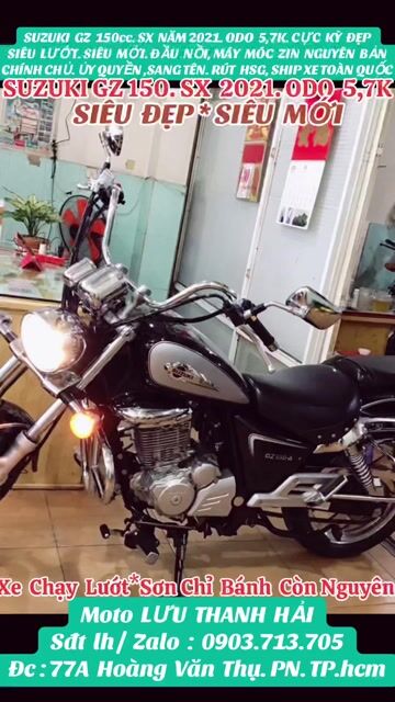 SUZUKI GZ 150.SX 2021.ODO 5,7K.SIÊU LƯỚT,MỚI 98%. Mua bán Xe máy tại Quận Phú Nhuận Tp Hồ Chí Minh được đăng bởi MOTO LUU THANH HAI  77A hình 1
