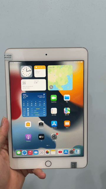 Apple iPad mini 4 64GB Trắng. Mua bán Máy tính bảng tại Quận Hai Bà Trưng Hà Nội được đăng bởi Gia Đồng hình 1