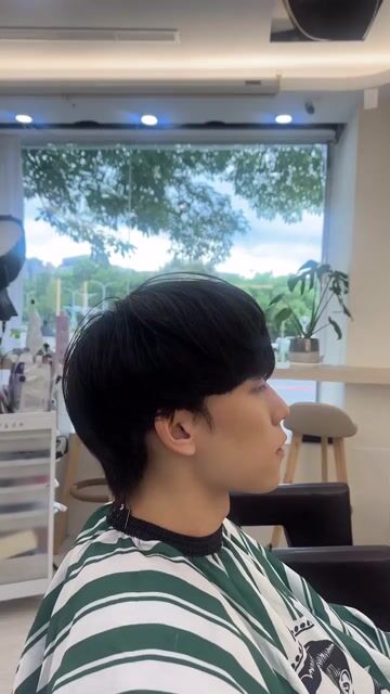男士燙髮作品｜韓系紋理燙自然捲度
