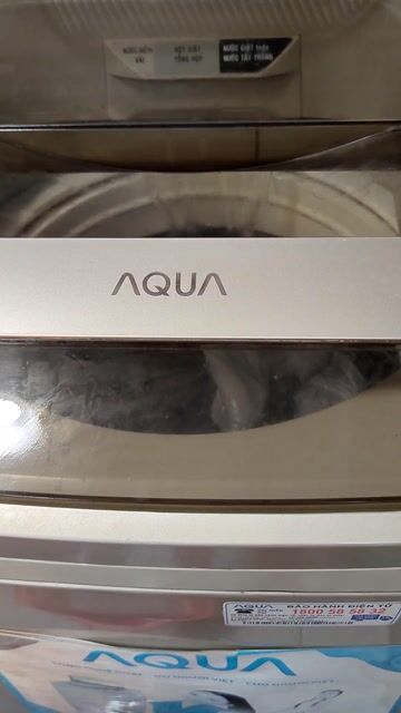 Máy giặt Aqua 8.0kg Vàng đồng. Mua bán Máy giặt tại Quận 10 Tp Hồ Chí Minh được đăng bởi Nhi hình 1