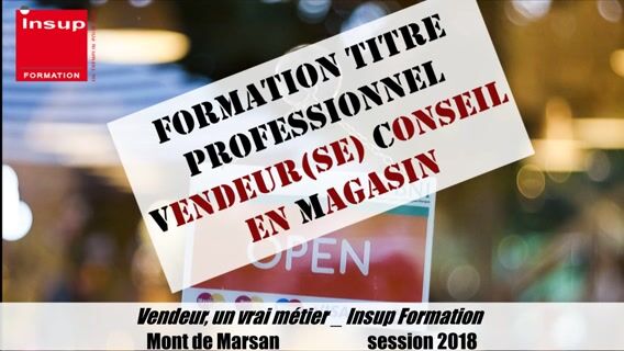 Vendeur, un vrai métier _ Insup formation