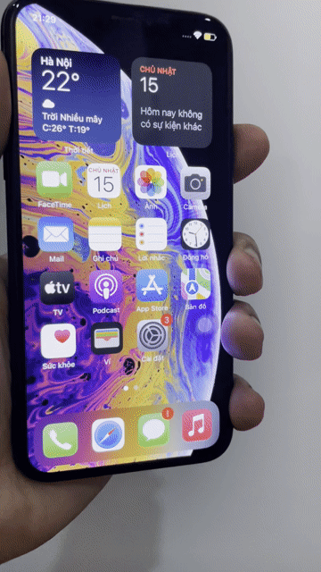 Apple iPhone XS Đen Dính iCloud mất face id. Mua bán Điện thoại tại Quận Hoàng Mai Hà Nội được đăng bởi Giao hình 1
