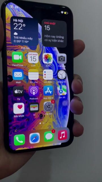Apple iPhone XS Đen Dính iCloud mất face id. Mua bán Điện thoại tại Quận Hoàng Mai Hà Nội được đăng bởi Giao hình 1