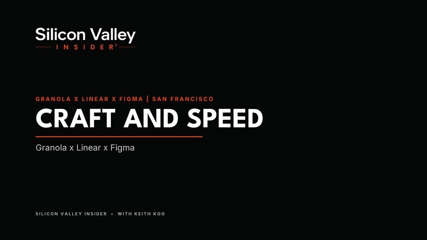 Video still from Granola x Linear x Figma Event Interviews