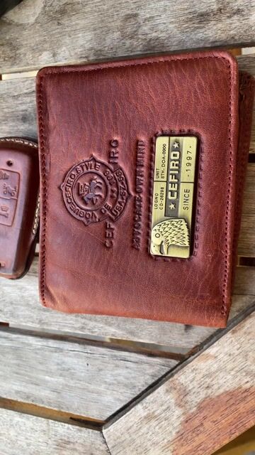 Ví Cefiro Nam Da Nâu. Mua bán Túi xách tại Thành phố Cà Mau Cà Mau được đăng bởi Shop Da Thật hình 1