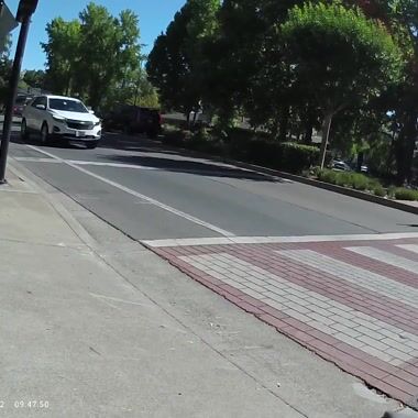 Blowing through a red light at a crosswalk Shared on UpRide: Abused for being in the primary position
