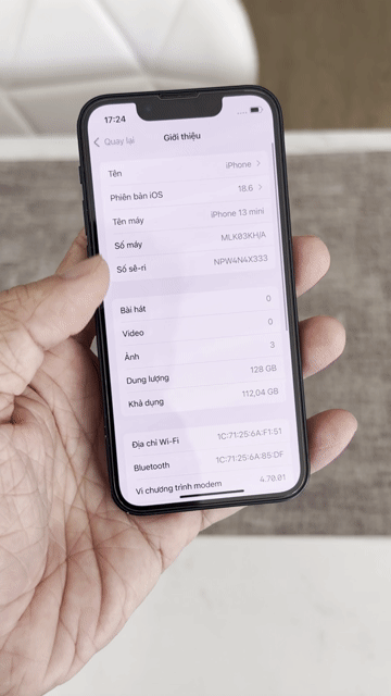 iPhone 13 mini 128gb đen. Mua bán Điện thoại tại Quận Bình Thạnh Tp Hồ Chí Minh được đăng bởi HStore hình 1