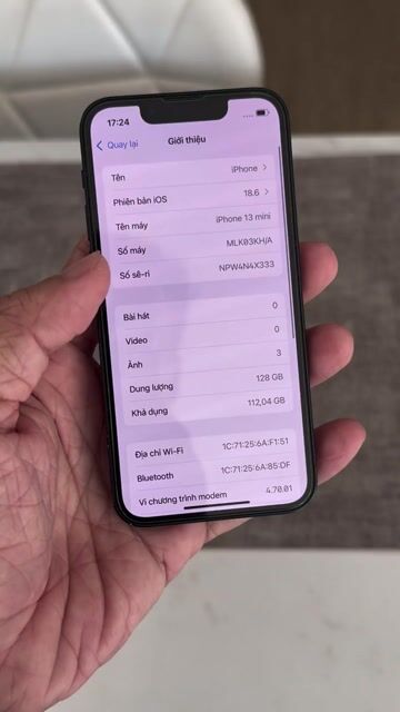 iPhone 13 mini 128gb đen. Mua bán Điện thoại tại Quận Bình Thạnh Tp Hồ Chí Minh được đăng bởi HStore hình 1