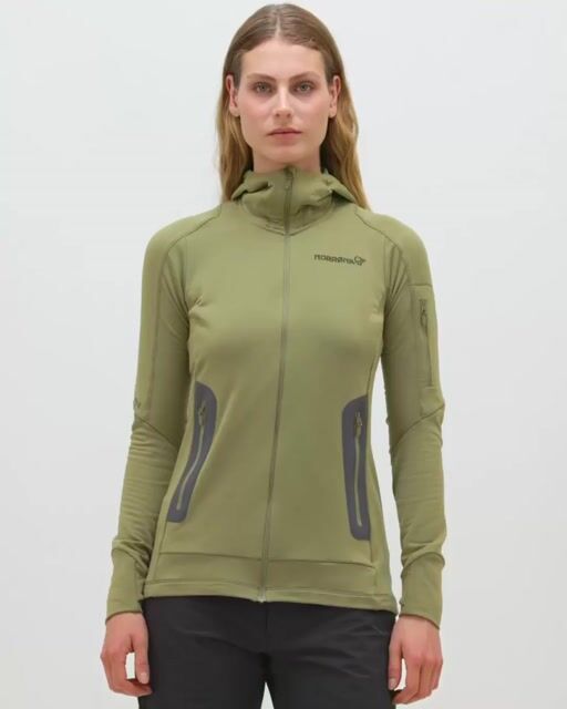Norrøna falketind Power Grid Zip Hood for women - Norrøna®