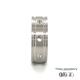 8mm Satin Brushed Titanium Ring with Circles 360 Video two