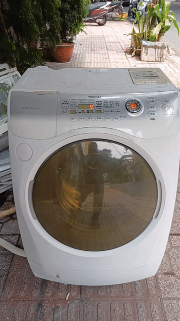 Máy giặt Toshiba 9kg cửa trước. Mua bán Máy giặt tại Quận 6 Tp Hồ Chí Minh được đăng bởi Anh Quý hình 1