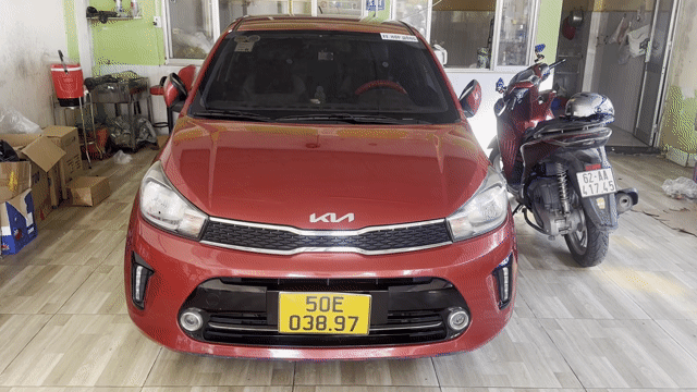 Kia Soluto Số sàn 11 vạn Đỏ. Mua bán Ô tô tại Huyện Cần Đước Long An được đăng bởi hùng vương hình 1