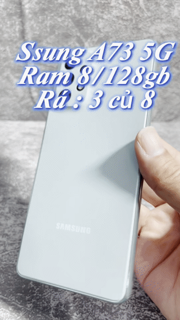 Samsung A73 5G 128GB Xanh Like New. Mua bán Điện thoại tại Quận 4 Tp Hồ Chí Minh được đăng bởi Tuấn hình 1