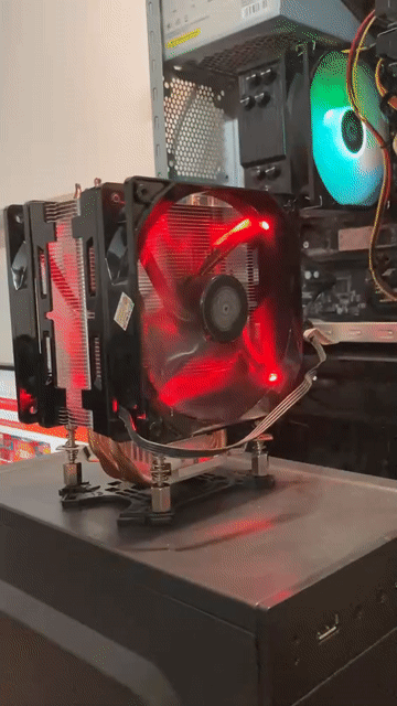 Tản nhiệt Cooler Master Turbo 2Fan LED. Mua bán Linh kiện (RAM, Card...) tại Quận 12 Tp Hồ Chí Minh được đăng bởi Lâm Đức hình 1