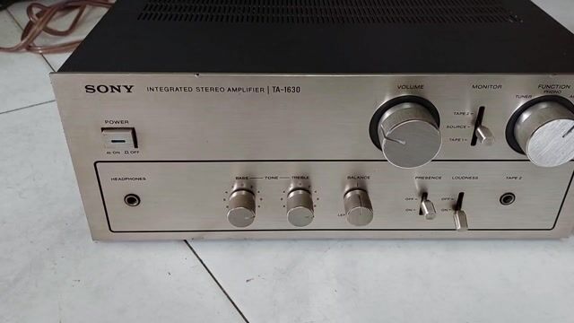 Amply Sony TA-1630 Bạc 66W 100V. Mua bán Tivi, Âm thanh tại Huyện Bình Chánh Tp Hồ Chí Minh được đăng bởi Le va loa amply bãi hình 1