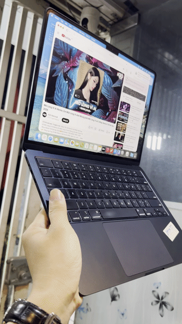 Thanh lý  MacBook Air M2 16GB/256GB mightNight đẹp. Mua bán Laptop tại Quận Gò Vấp Tp Hồ Chí Minh được đăng bởi Thanh lí cầm đồ hình 1