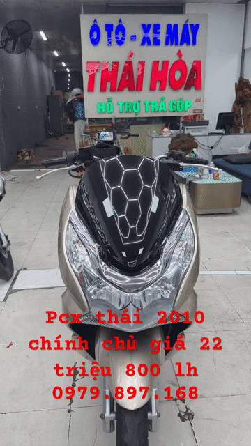 Honda PCX Thái 2010 Vàng cát. Mua bán Xe máy tại Thành phố Thủ Đức Tp Hồ Chí Minh được đăng bởi ÔTÔ XE MÁY THÁI HOÀ  hình 1