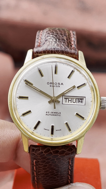 Cơ automatic thuỵ sỹ-bọc vàng 10k. Mua bán Đồng hồ tại Quận Bình Thuỷ Cần Thơ được đăng bởi Quốc Khải Cần Thơ hình 1